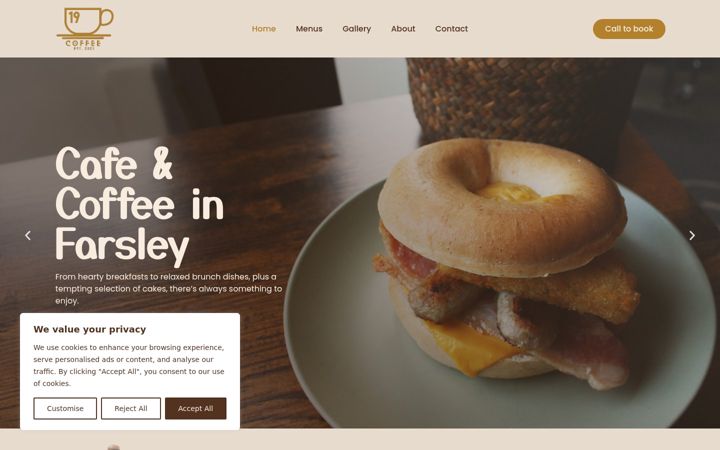 Screenshot of cup19.co.uk
