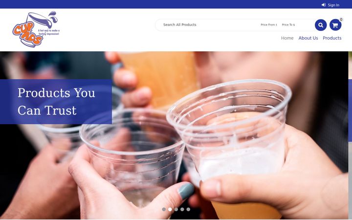 Screenshot of cupads.com