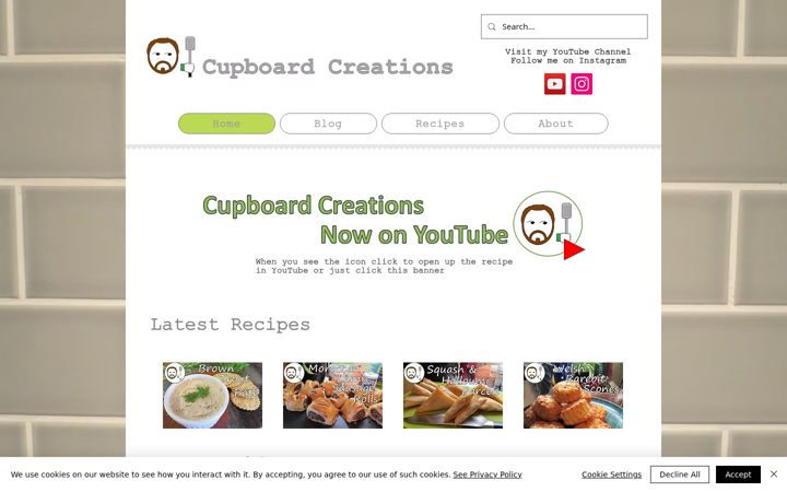 Screenshot of cupboard-creations.com