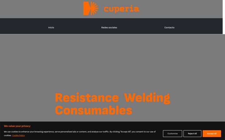 Screenshot of cuperia.es