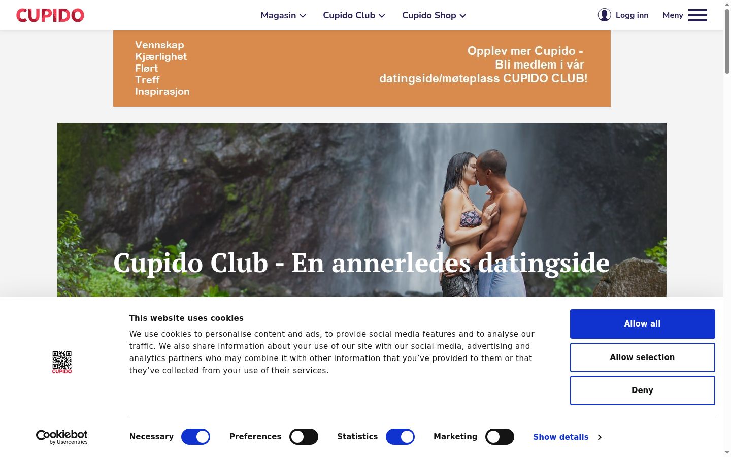 Screenshot tal-banner tal-kunsens muri qabel kwalunkwe interazzjoni