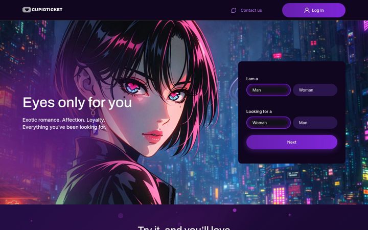 Screenshot of cupidticket.com