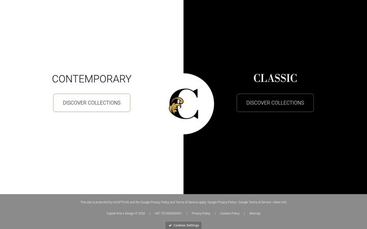 Screenshot of cupioli.com