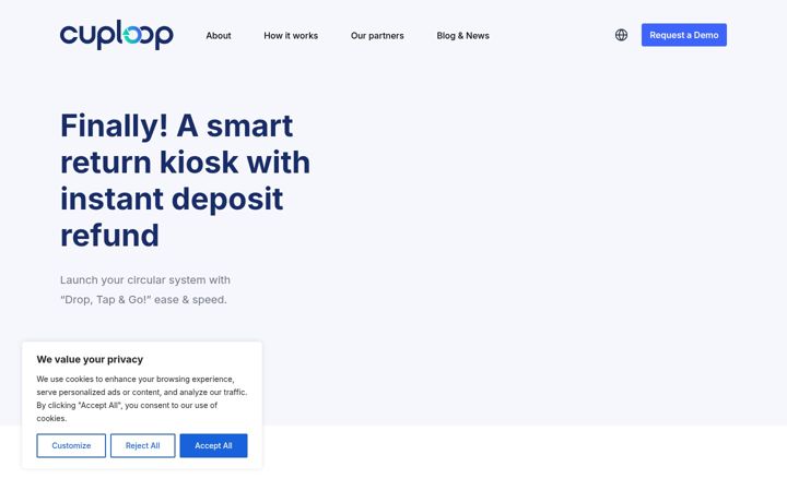 Screenshot of cuploop.com