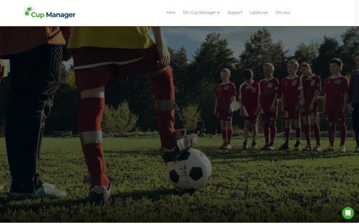 Screenshot of cupmanager.net