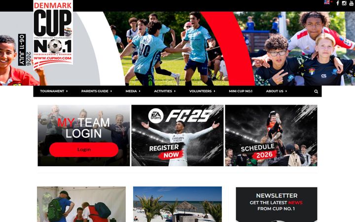 Skjámynd af cupno1.com