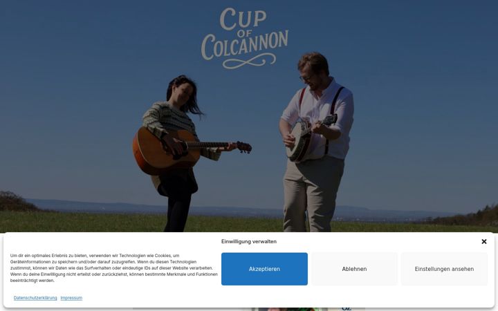 Screenshot of cupofcolcannon.de