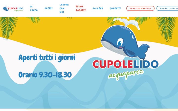 Screenshot of cupolelido.it