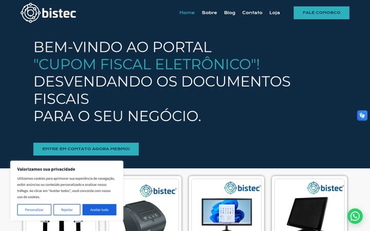 Screenshot of cupomfiscaleletronico.com.br
