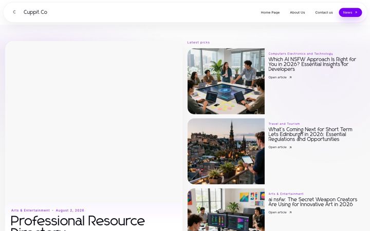 Screenshot of cuppit.co.uk