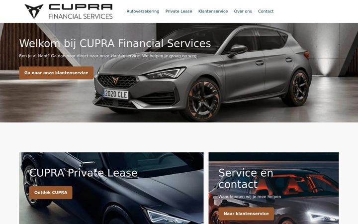 Screenshot of cuprafinancialservices.nl