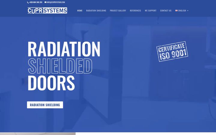 Screenshot of cuprsystems.com