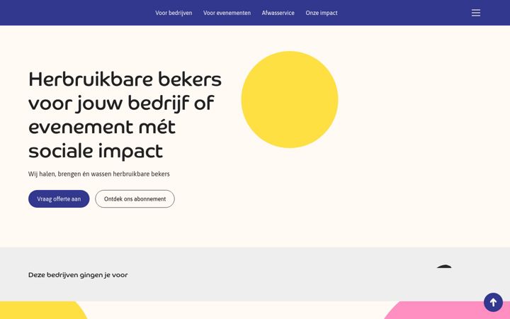 Screenshot von cupxchange.nl