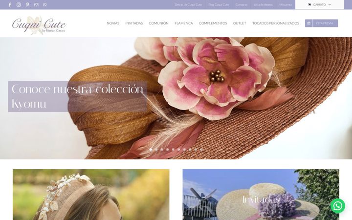 Screenshot of cuquicute.com