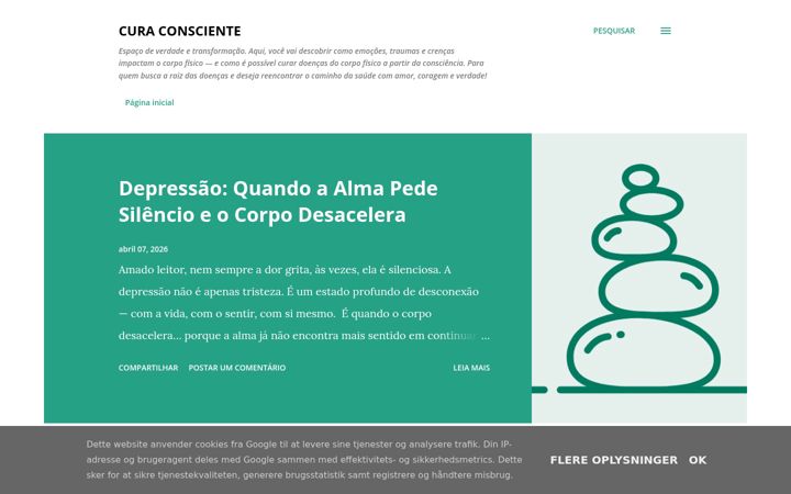 Screenshot ta' curaconsciente.com.br