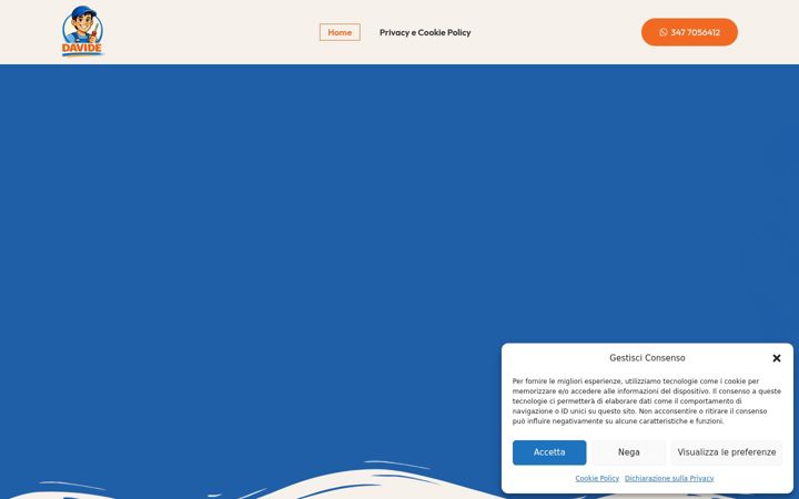 Screenshot of curadellacasa.it
