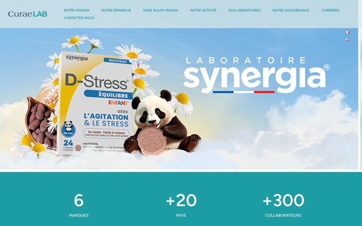 Screenshot of curaelab.com