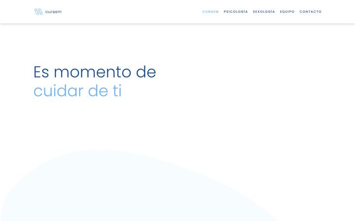 Screenshot of curaempsicologia.com