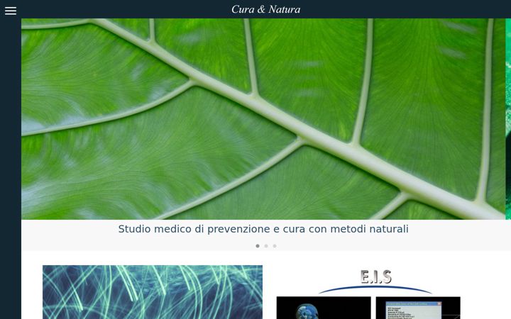 Screenshot of curaenatura.org
