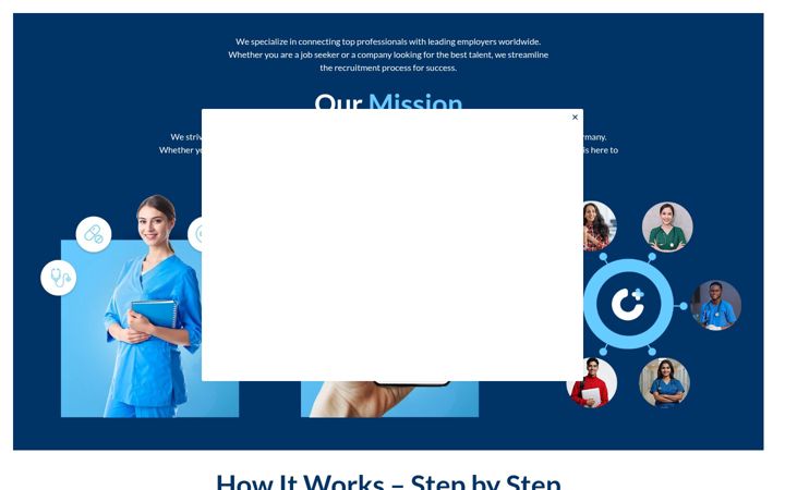 Screenshot of curaglobaltalents.com