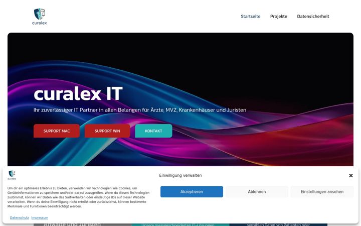 Screenshot of curalex.it