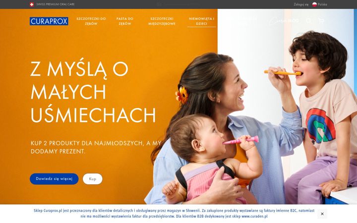 Screenshot of curaprox.pl