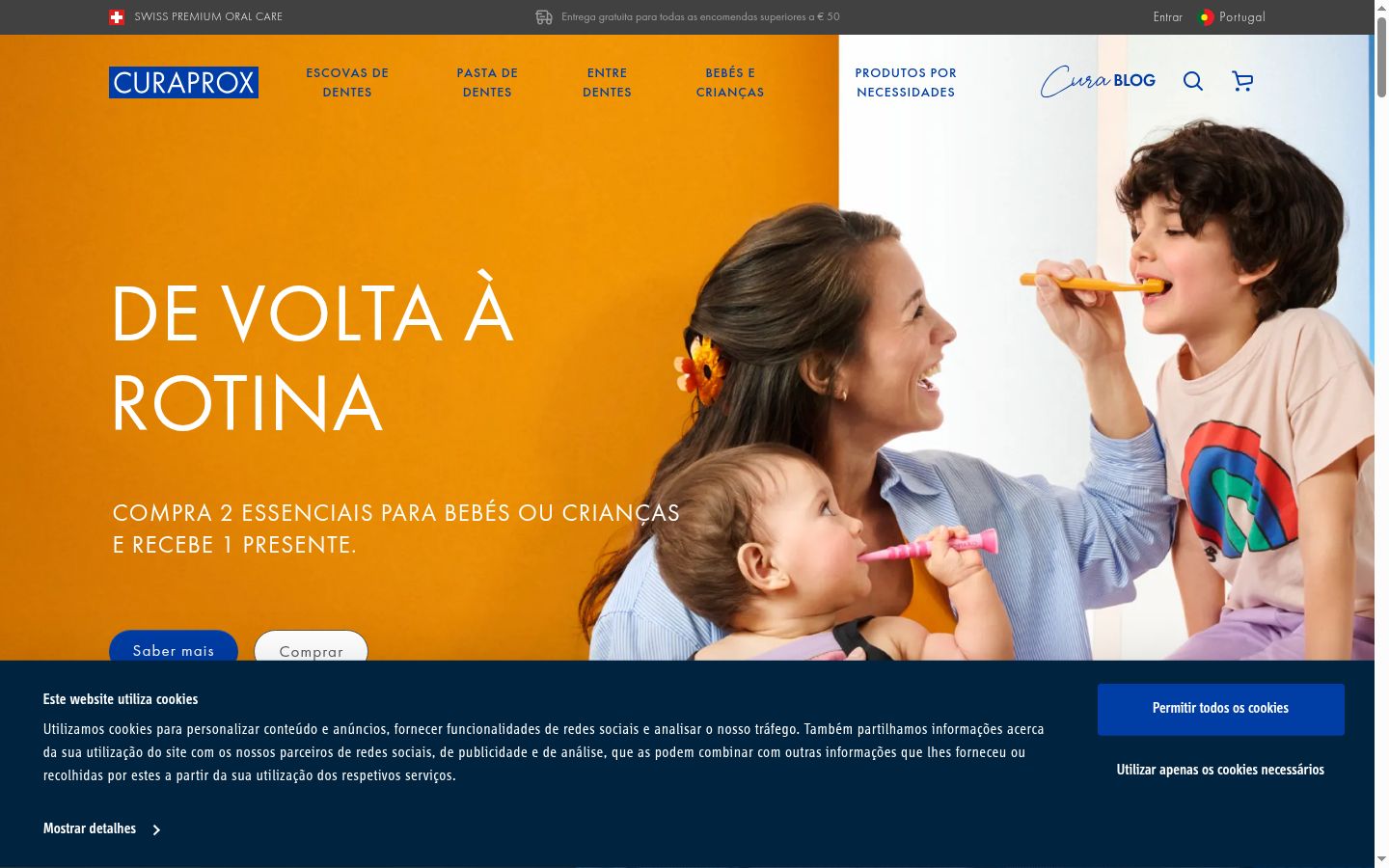 Screenshot tal-banner tal-kunsens muri qabel kwalunkwe interazzjoni
