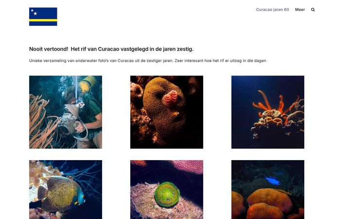 Screenshot of curarif.nl