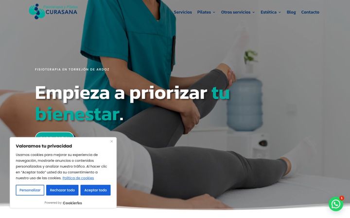 Screenshot of curasana.es