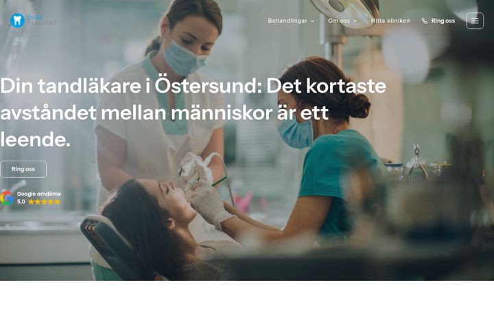 Screenshot of curatandvard.se