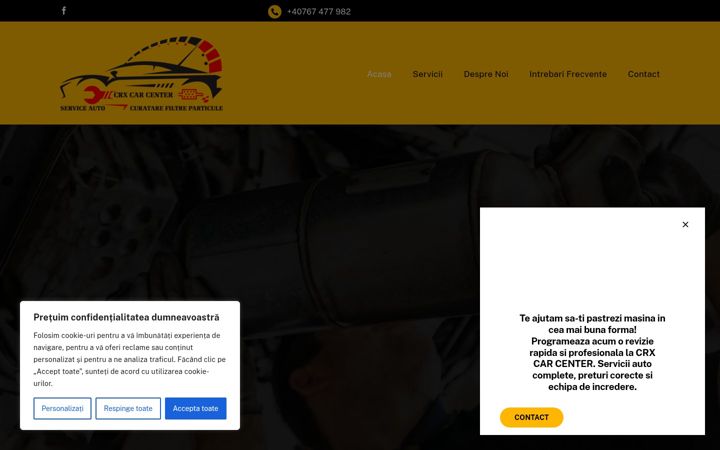 Screenshot of curatarefiltreparticule.com