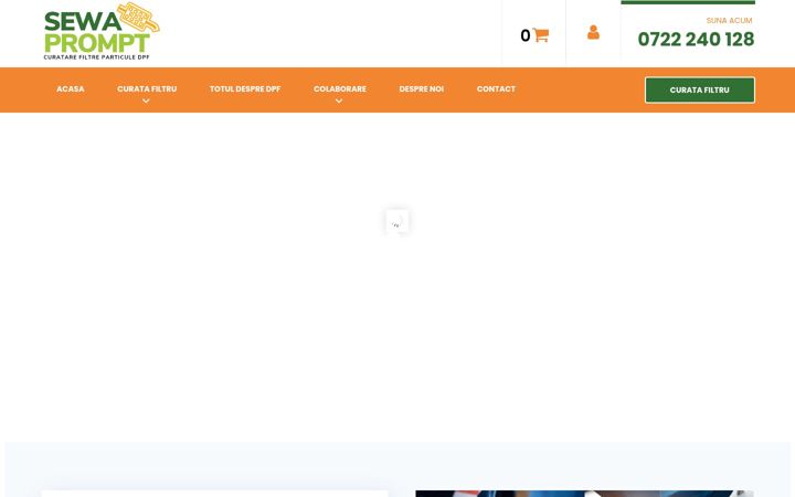 Ekrano kopija curatarefiltruparticule.com.ro