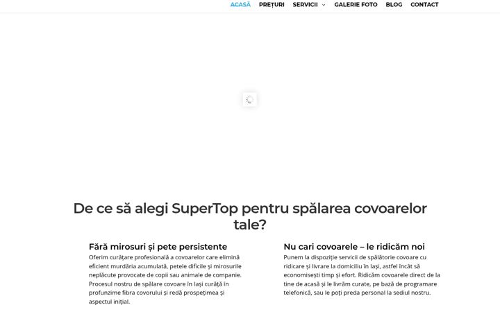 Screenshot of curatatoriecovoare.ro