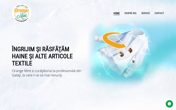 Screenshot of curatatoriehainegalati.ro