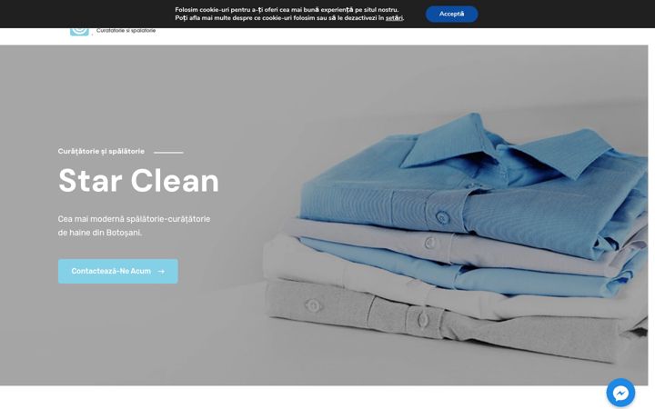 Screenshot of curatatoriestarclean.ro
