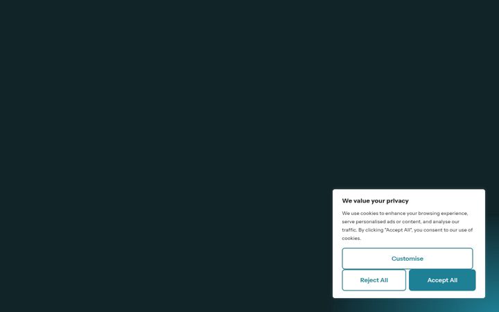 Screenshot of curatebox.co
