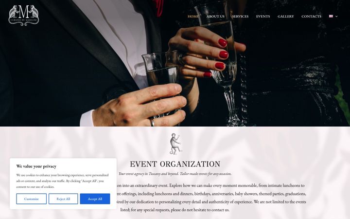 Screenshot of curatedbymadeline.com