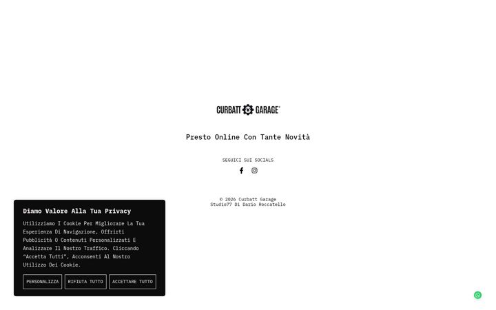 Screenshot of curbattgarage.com