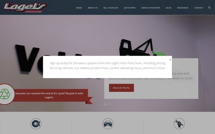 Screenshot of curbauto.com
