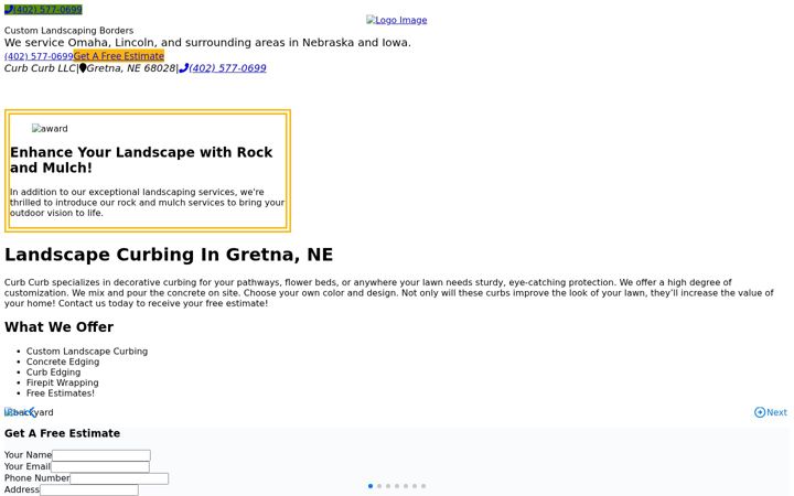 Screenshot of curbcurbne.com