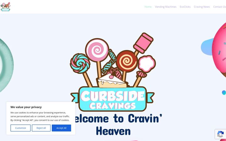 Screenshot von curbsidecravings.co.uk