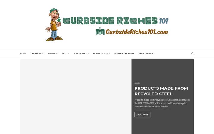 Screenshot of curbsideriches101.com