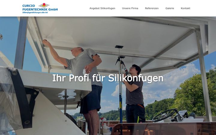 Screenshot of curcio-fugen.ch