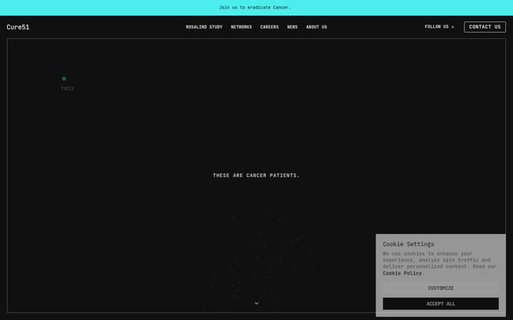 Screenshot of cure51.com