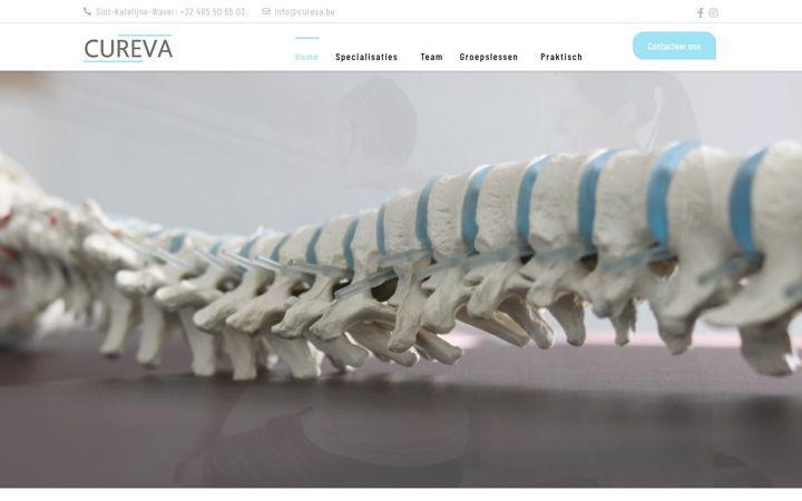 Screenshot di cureva.be