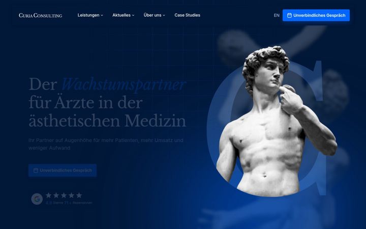 Screenshot of curiaconsulting.de