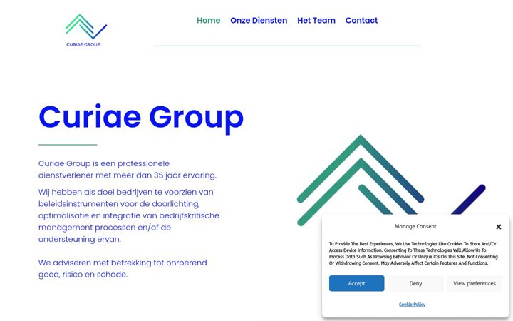Screenshot di curiae-group.be