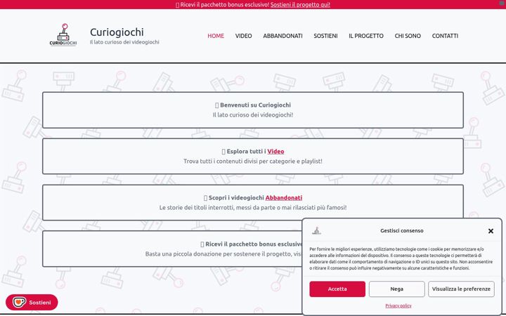 Screenshot of curiogiochi.it