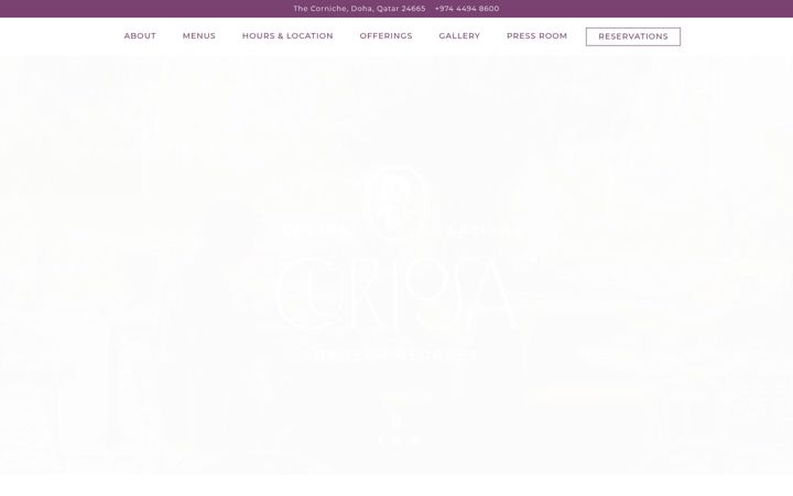 Screenshot of curiosadoha.com