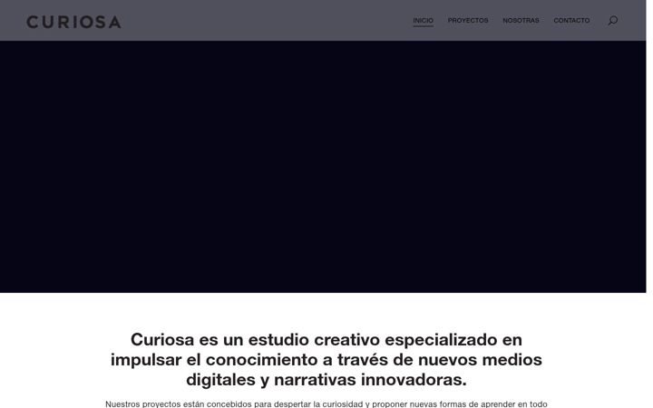 Screenshot of curiosaweb.es